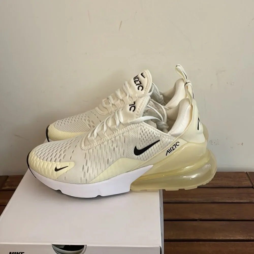 Nike Air Max 270 Sail/Coconut Milk USA Women Size 9.5/UK 7/EU 41(AH6789-124)